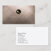 金属製の電気プラグアイコン電気ビジネスカード 名刺 (正面/裏面)