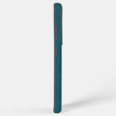 金属製の青い背景にライオンの頭のイラストレーション SAMSUNG GALAXYケース (右側面)