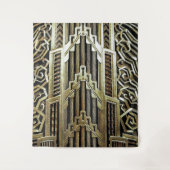 金属製アールヌーボーデザイン,ヴィンテージ,シック, タペストリー (正面)