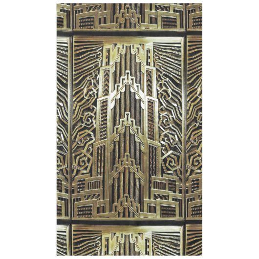 金属製アールヌーボーデザイン,ヴィンテージ,シック, テーブルクロス (正面)