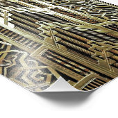 金属製アールヌーボーデザイン,ヴィンテージ,シック, フォトプリント (角)