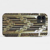 金属製アールヌーボーデザイン,ヴィンテージ，シック， Case-Mate iPhoneケース (裏面(横))