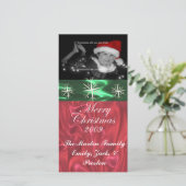 金属製クリスマスフォトカード シーズンカード (スタンド正面)