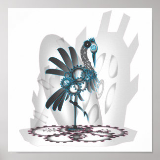 金属製クレーン ポスター