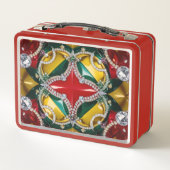 金属製ステンレス弁当箱とロサンゼルス色付き メタルランチボックス (裏面)