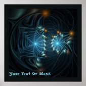 金属製スパイダーウェブ ポスター (正面)