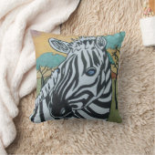 金属製ゼブラ枕 クッション (ブランケット)