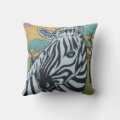 金属製ゼブラ枕 クッション (裏面)