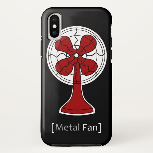 金属製ファン Case-Mate iPhoneケース (裏面)