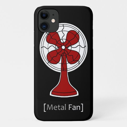 金属製ファン Case-Mate iPhoneケース (裏面)