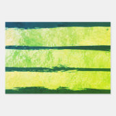 金属製ブラシストライプの包装紙 ラッピングペーパーシート (正面2)