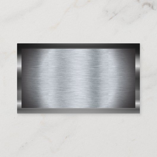 金属製ブラシ仕上げ台所用品 | QRコード 名刺 (裏面)