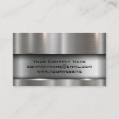 金属製ブラシ仕上げ工業用ソー及びハンマー 名刺 (裏面)