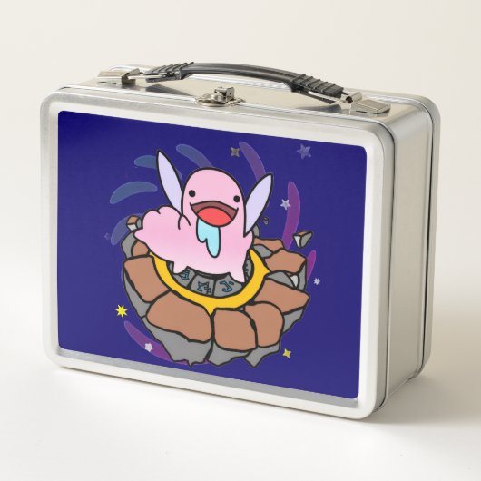 金属製ランチボックスの説明付きchupi-Abathur メタルランチボックス (正面)