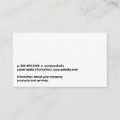 金属製丸鋸刃 |ハンドツール 名刺 (裏面)