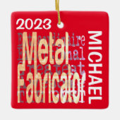 金属製加工装置超常連カスタム セラミックオーナメント (正面)