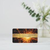 金属製及び溶接の名刺 名刺 (スタンド正面)