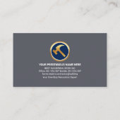 金属製手利具枠 名刺 (裏面)