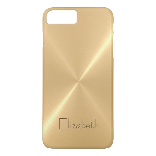 金属製淡い色の金ゴールドステンレス鋼の外観 Case-Mate iPhoneケース (裏面)