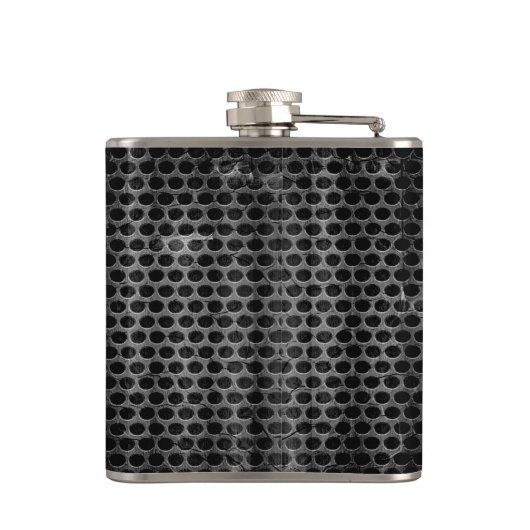 金属製金属穴 フラスク (裏面)