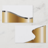 金属見る名刺 名刺 (正面/裏面)