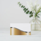 金属見る名刺 名刺 (スタンド正面)