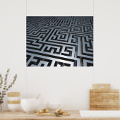 金属迷路 ポスター (キッチン)