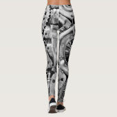 金属部分のbionic女性の足 レギンス (裏面)