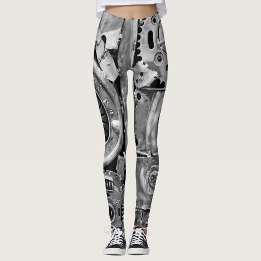 金属部分のbionic女性の足 レギンス (正面)