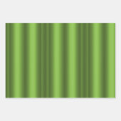 金属金ゴールドとグリーンクリスマス ラッピングペーパーシート (正面2)