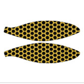 金属金ゴールドとブラックドットスタイル ミニバスケットボール (パネル)