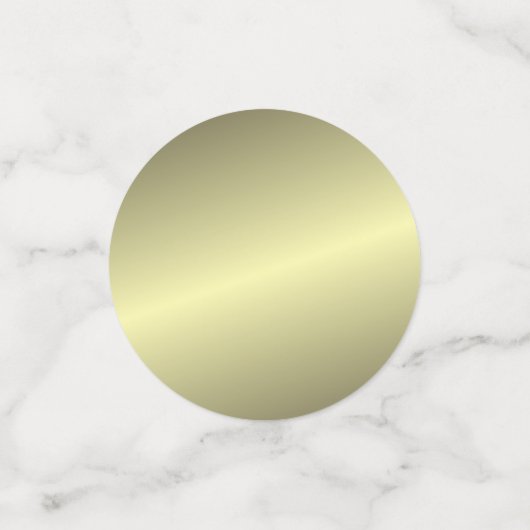 金属金ゴールドはあなた自身の文字及び写真のテンプレートを加えます コンフェッティ (スモール正面)