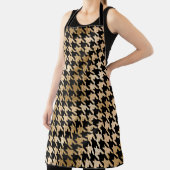 金属金ゴールドは歯、ファッションパターンを持つ。 エプロン (インサイチュ)