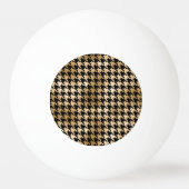 金属金ゴールドは歯、ファッションパターンを持つ。 卓球ボール (裏面)