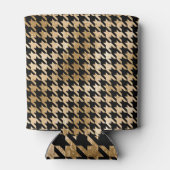 金属金ゴールドは歯、ファッションパターンを持つ。 缶クーラー (裏面)