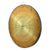 金属金ゴールドステンレス鋼金属 ダーツボード (正面右)