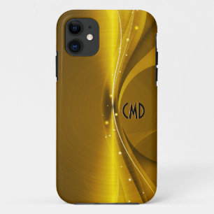 金属金ゴールドトーンステンレス鋼の外観 iPhone 11 ケース
