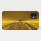 金属金ゴールドトーンステンレス鋼の外観 Case-Mate iPhoneケース (裏面(横))