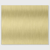 金属金ゴールドブラシ加工アルミテクスチャ ラッピングペーパー (フラット)