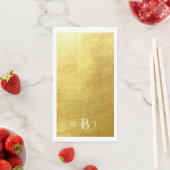 金属金ゴールドホワイトモノグラム結婚ズ (インサイチュ)