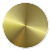 金属金ゴールドルックエレガントカスタムテンプレート セラミックノブ (正面)