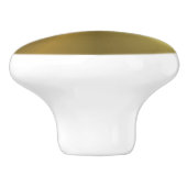 金属金ゴールドルックエレガントカスタムテンプレート セラミックノブ (側面)