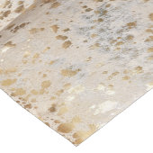 金属金ゴールド牛革プリント ショートテーブルランナー (コーナー)