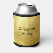 金属金ゴールド結婚ズバイブモノグラムクーラーボックス 缶クーラー (缶裏面)