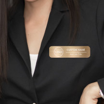 金属金ゴールド衣服安全ピン磁気従業員