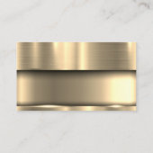 金属金ゴールド | ハードウェアツール 名刺 (裏面)