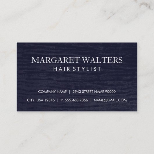 金属金ゴールド | 紫色の布のテクスチャ 名刺 (裏面)