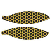 金属金ゴールド(黒ドットスタイル大) バスケットボール (パネル)