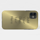 金属金ゴールド Case-Mate iPhoneケース (裏面(横))