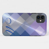 金属金属ダイヤモンドパターン及びモノグラム5 Case-Mate iPhoneケース (裏面(横))